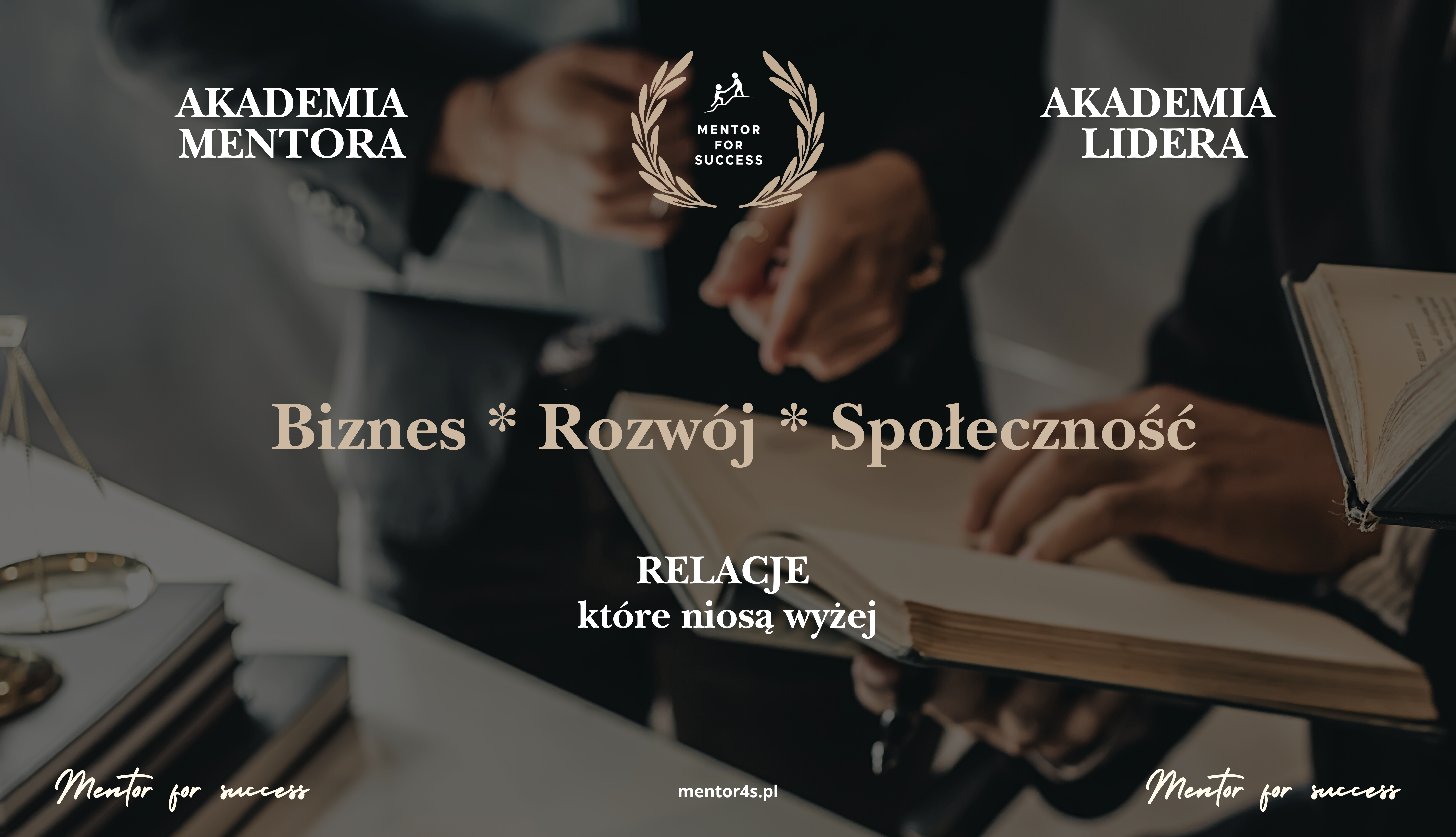 Mentor For Success Mentor For Success Ta strona jest o podejściu do niepowtarzalności każdego człowieka i biznesu, o tym że każdy przy pomocy dobrego mentora może osiągać sukcesy. Mentor For Success Mentor For Success – Mentoring, Szkolenia, Rozwój Liderów Ta strona jest o podejściu do niepowtarzalności każdego człowieka i biznesu, o tym że każdy przy pomocy dobrego mentora może osiągać sukcesy.